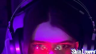 Fucked a sweet girl, a real passionate fuck with a cute gamer