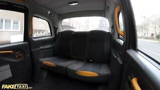 The fake taxi driver banged teen Jenny Doll in the car