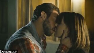 A couple has a steamy encounter on the car hood while the boyfriend is away