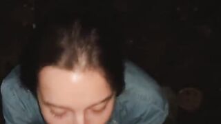 On the first date, a girl swallowed. Only a whore can do that