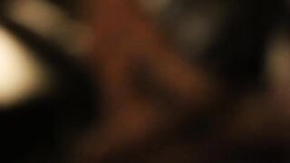 The hotwife brought a huge cock home and was fucked by her husband