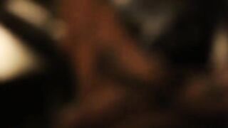 The hotwife brought a huge cock home and was fucked by her husband