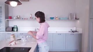 I cooked and stripped naked at a friend's house