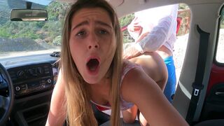 I met a pick-up guy who fucked me hard in the car on public parking!