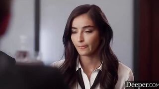 The hot anal queen Emily has sex with her stepson Seth in a steamy scene