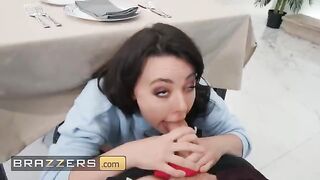 Cock hungry Whitney Wright slams a big dick in her mouth and pussy
