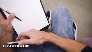 Sporty Latina babe Veronica Leal gets fucked by casting director