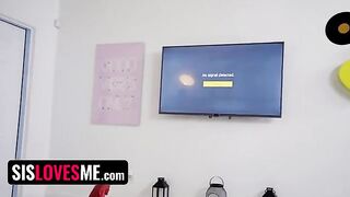 Step brother consoles his step sis Harlow West after break up