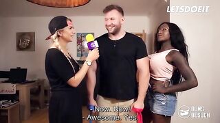 Ebony pornstar Josy Black gets banged by her number one fan