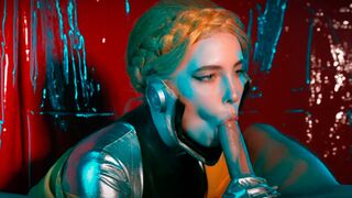 Atomic Heart! Threesome with ballerinas! Femdom, a dance of domination