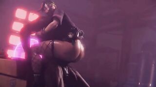 Girls from Fortnite get fucked in intense Blacked style action