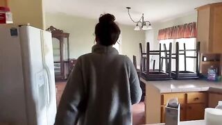 The couple tried to reach an agreement with a pregnant landlord