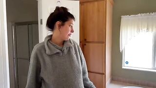 The couple tried to reach an agreement with a pregnant landlord