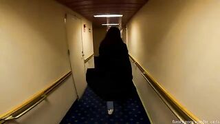 A young guy fucked a girl on a cruise ship in the middle of the sea