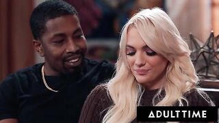 Kenna James gets a messy and hot surprise from her husband and neighbor in a steamy threesome