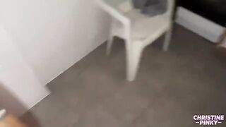A man fucked a sexy brunette in the kitchen, it was amazing!