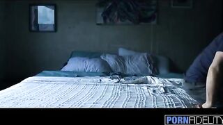 Redhead Lacy Lennon gets her pussy railed in a steamy scene by Pornfidelity