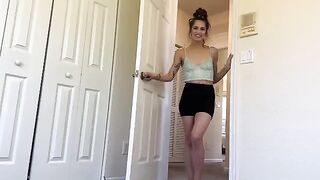 The hot Latina step sister shows you how to relax in a steamy scene