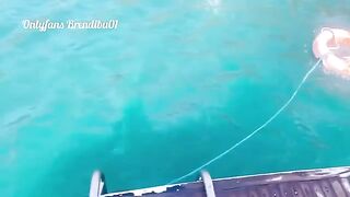 Fucking in a public boat, hot navigators!