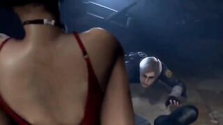 Ada Wong gets fucked by Leon in the lab, a hot animated scene
