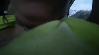 Katty Blake got her pussy railed in the car while it was moving on the streets of Bucaramanga
