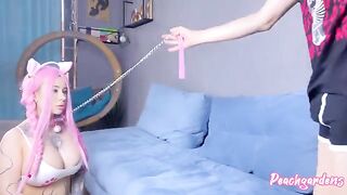 My obedient stepsister Kitty Teen will do anything I tell her to, even engage in some intense action