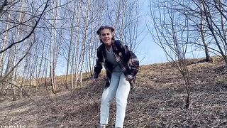 You can go camping with such a whore, an outdoor adventure like no other