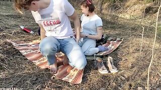 You can go camping with such a whore, an outdoor adventure like no other