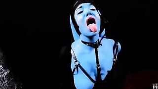 Twilek slut gets leashed and fucked in a hardcore parody