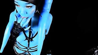 Twilek slut gets leashed and fucked in a hardcore parody