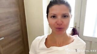 The sexy girl was fucked hard with a cock and licked ass