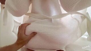 I shake my juicy ass for my stepbrother, he can't resist me!