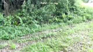 First sextape in the forest for this young French couple, straight from Paris