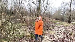 Walking by the river, I got my ass smashed by hubby’s cock