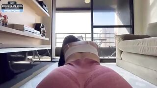 My personal trainer ripped my pants and fucked me without a condom, just intense