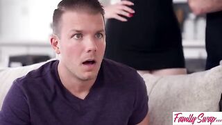 Molly Little tells Swapbro, "eww, Stop rubbing your dick all over me!" - A swap family scene