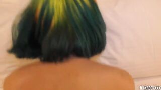 Rainbow teen celebrates turning 18 with a rough, wet, and wild encounter
