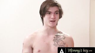 Pervert stepson wants to explore his sexy MILF Crystal Rush with his big cock