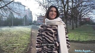 A beautiful European girl, a biology student, met a guy and had sex with him