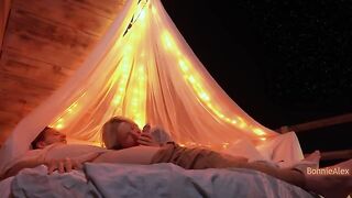 Romantic sex with a view, outdoor action and intense foreplay for days