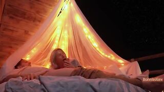 Romantic sex with a view, outdoor action and intense foreplay for days