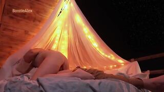 Romantic sex with a view, outdoor action and intense foreplay for days