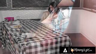 MILF cheats on her hubby during college bake sale