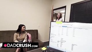 A dirty stepdad is seduced by his naughty Asian stepdaughter and her employee