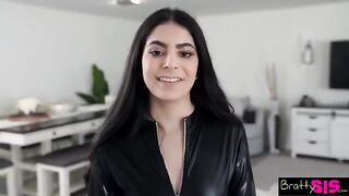 Angel Gostosa demands stepbro’s cock before she’ll play