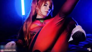 Asuka Langley’s tight pussy gets creampied - Evangelion
