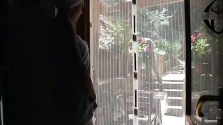 The gardener gets fucked by the homeowner in a steamy scene