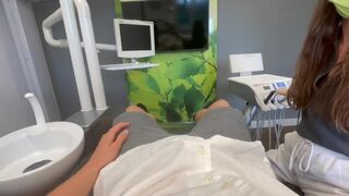 Beautiful girl gets fucked by her dentist in a steamy session