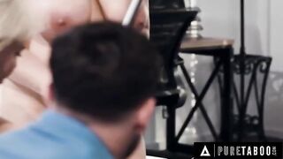 Horny maid Natasha Nice gets wild with swinger couple