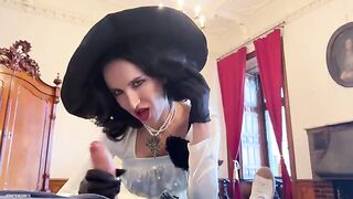 Busty MILF Lady Dimitrescu gets her pussy railed